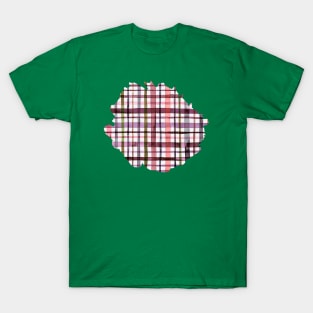 Watercolor gingham warm T-Shirt